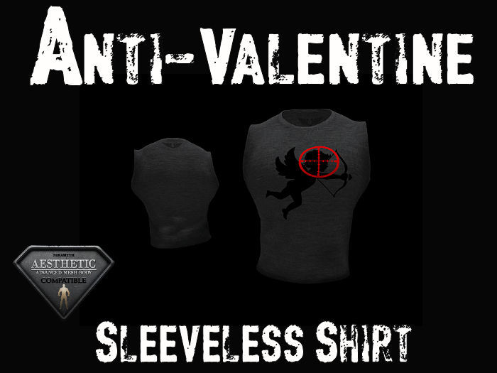 :::STUDIO T::: AESTHETIC SLEEVELESS CUPID TARGET SHIRT