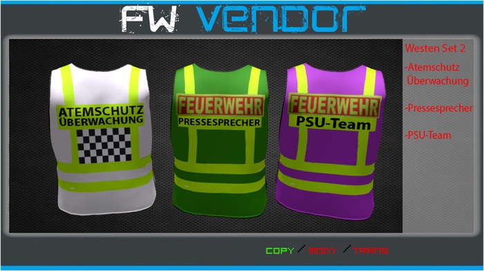 *FW Vendor* Westen Set 2 FW
