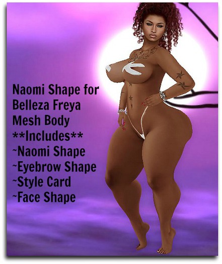 Forma de Naomi Belleza Freya (grueso y corto) por Unificada