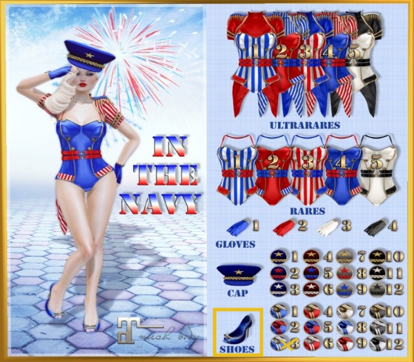 BE In The Navy Box Shoes 3