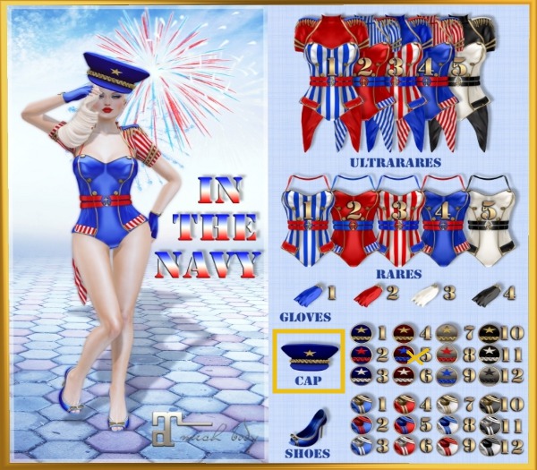 BE In The Navy Box Cap 5