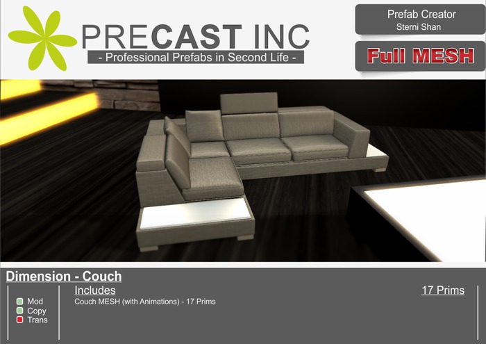 Dimension - Couch MESH