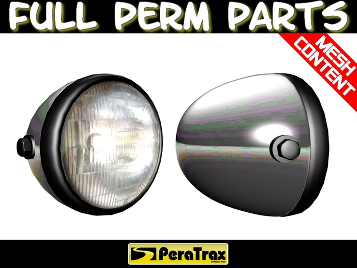 (PeraTrax) - Motorcycle Headlight - 04 BOXED