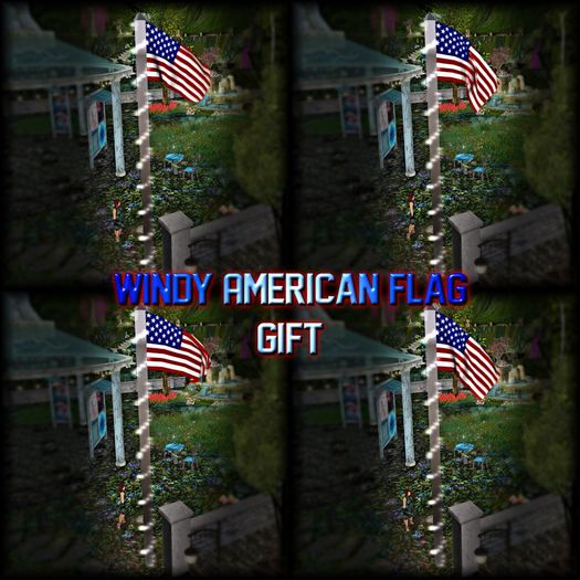 American Flag Animated Windy 3LI