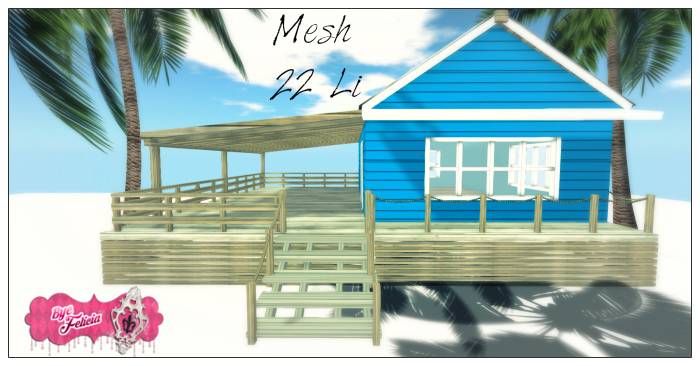 *BF* Beach House Blue/ Rez Box