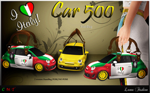 -Lamu Fashion-HandBag Car 500 I LOVE ITALY
