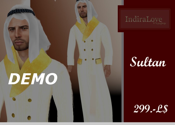 IL~Sultan II~Mesh~Abaya for Men~Demo