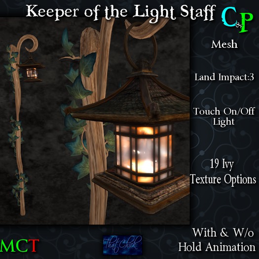 ~tc~ CP Keeper of the Light Staff - Weathered