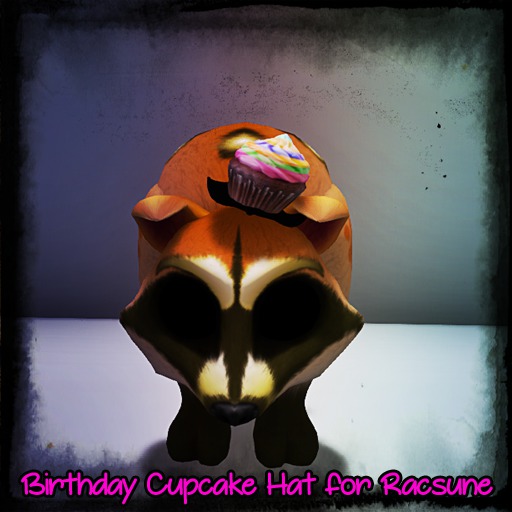 Birthday Cupcake Hat for Racsune