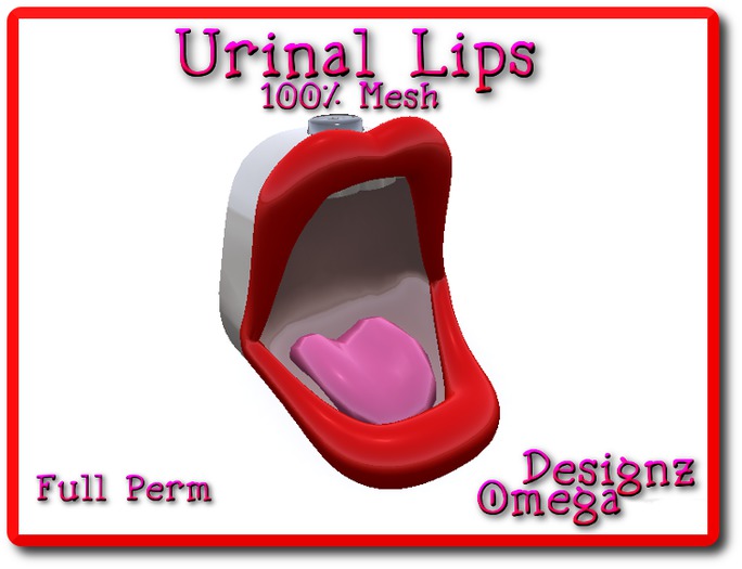 Urinal Lips Mesh Full Perm 