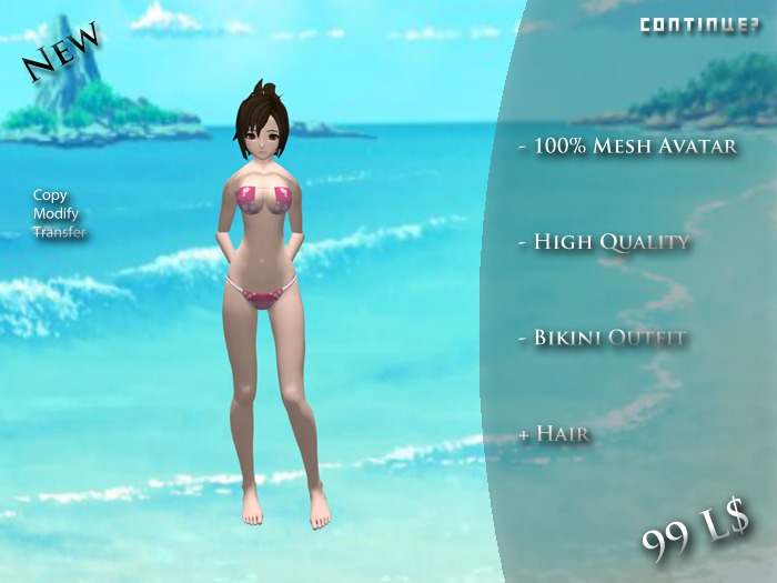 ~ Meiko - Mesh Avatar (Bikini) -