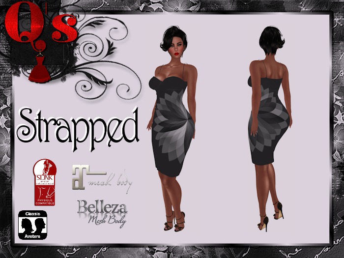 Q's Strapped Soft Black
