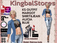 250 KS OUTFIT MARGOT SHIRT&JEAN ALICIA BLUE