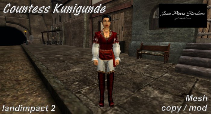 Medieval Countess Kunigunde mesh 
