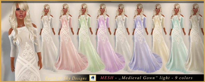 Medieval Gown Light - Earth & Sky