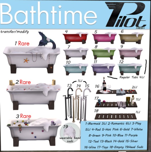 PILOT - Bathtime [Teal]