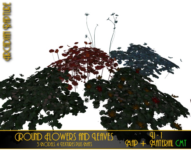 Ground Flowers and Leaves