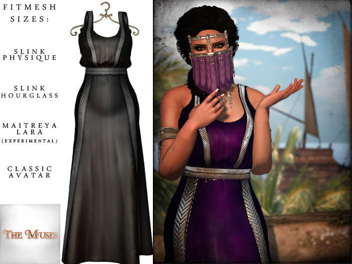 The Muses ~ Sweet Water . Silver/Black