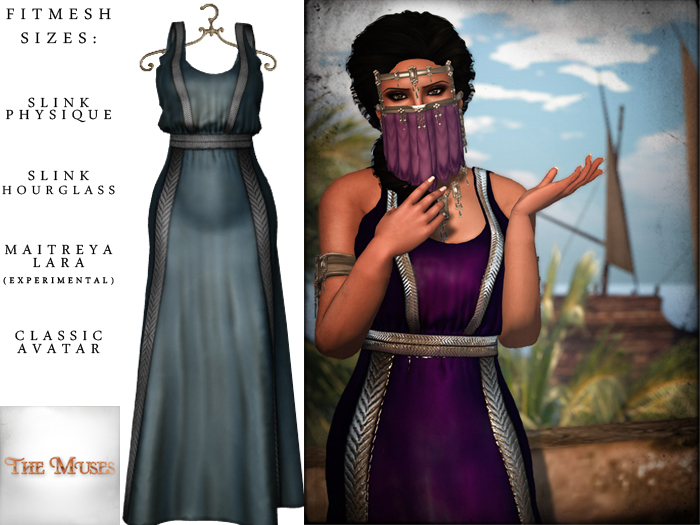 The Muses ~ Sweet Water . Silver/Blue