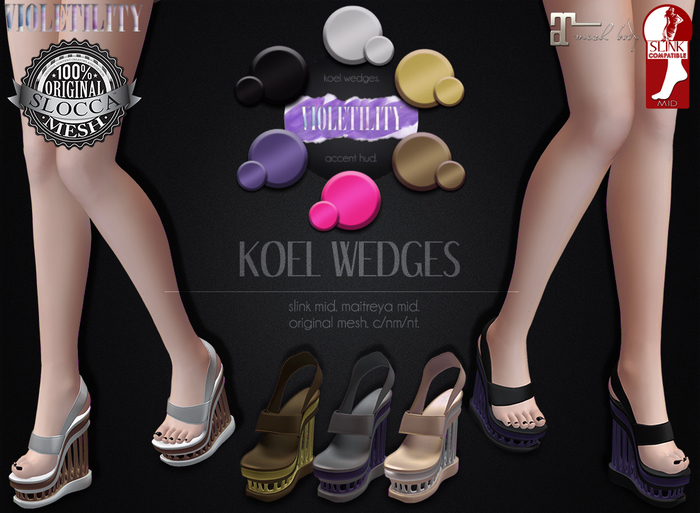Violetility - Koel Wedges [FATPACK]
