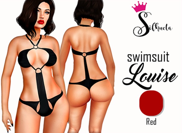 ..::SILHUETA::.. swimsuit Louise (Red)
