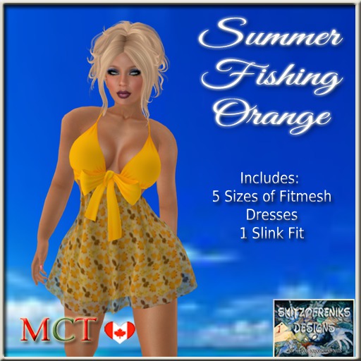 Summer Fishing - Orange