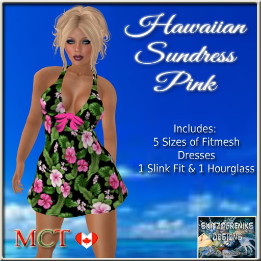 Hawaiian SunDress - Pink
