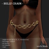 BELLY CHAIN CR GOLD       -RYCA-