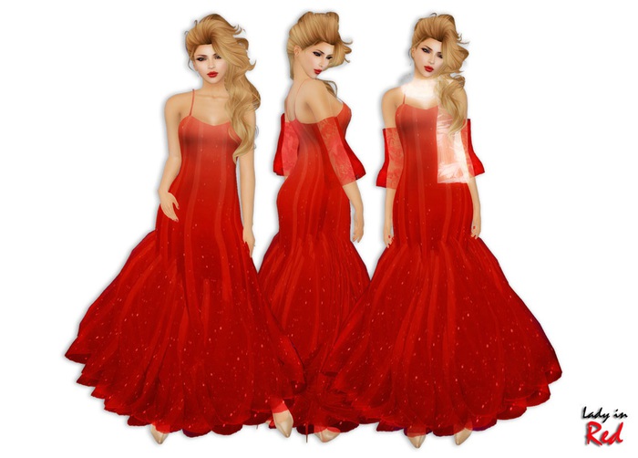 Lady in Red - Cabina (red) - Courtship Slip Dress