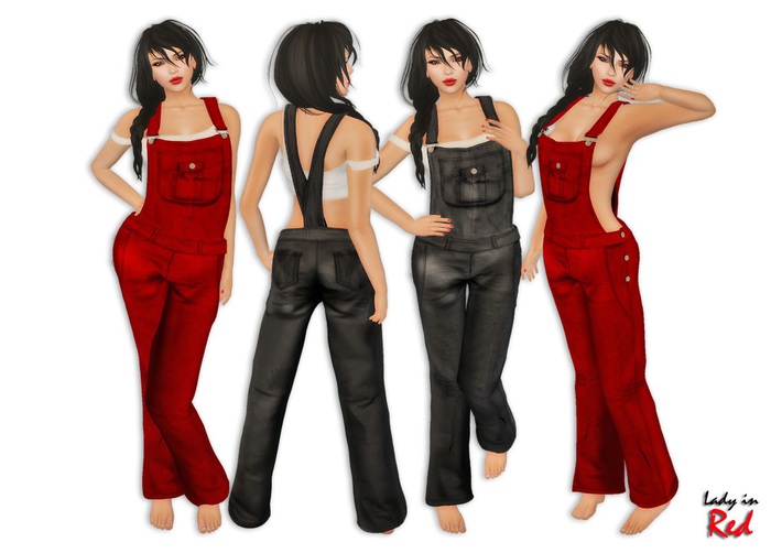 Lady in Red - Kitty - Womens Jumpsuit