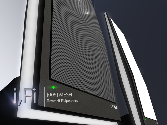 objective / i,Fi [005] MESH Hi-Fi Tower Speakers 