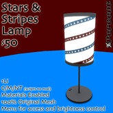 % Stars & Stripes Lamp *MESH*