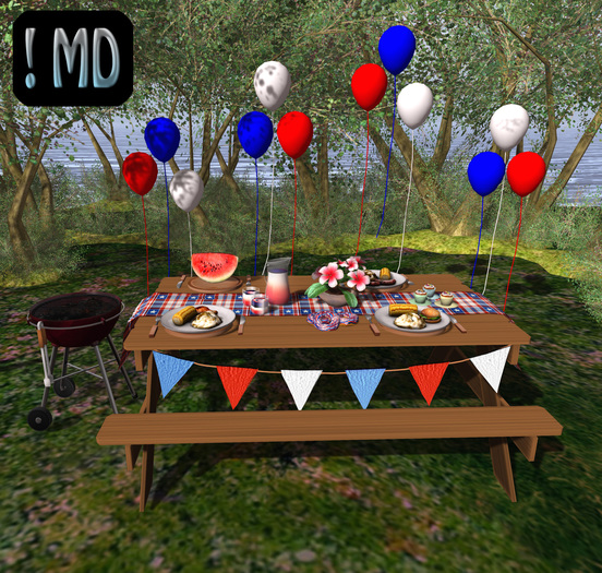 !MD - Table BBQ 4 of july