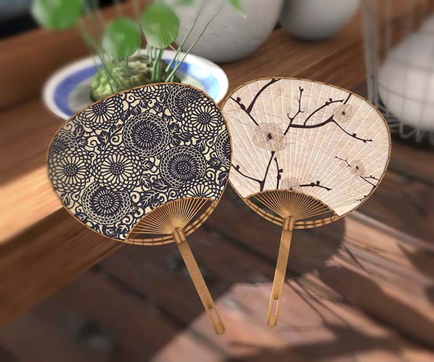 ::OD porter::Uchiwa 2pc set B