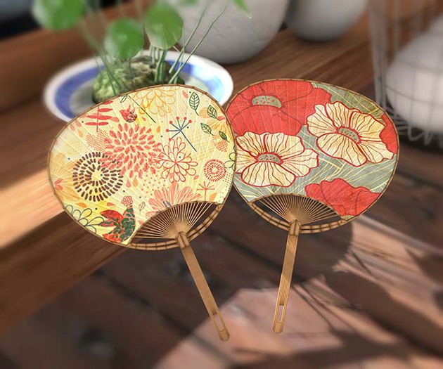 ::OD porter::Uchiwa 2pc set C