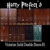 Harry Prefects Viktorianische Massivdoppeltüren-01