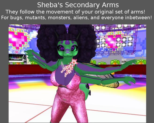 Sheba's Secondary Arms For insects, monsters, and mutants