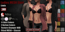 GAS [Ladies MESH Shirt Linda - 11x2 Colors with HUD] Demo