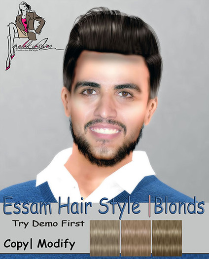 ::MF:: Essam Hair Style Blonds