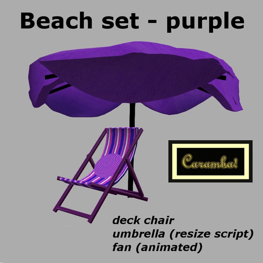 Beach set - purple