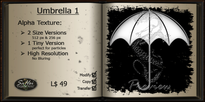 :::: SaHei :::: Umbrella 1  Alpha Texture