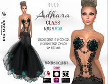 -E L L E- Adhara CLASS Black&Aqua - Appliers Included