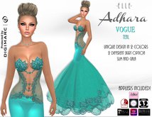 -E L L E- Adhara VOGUE Teal - Appliers Included