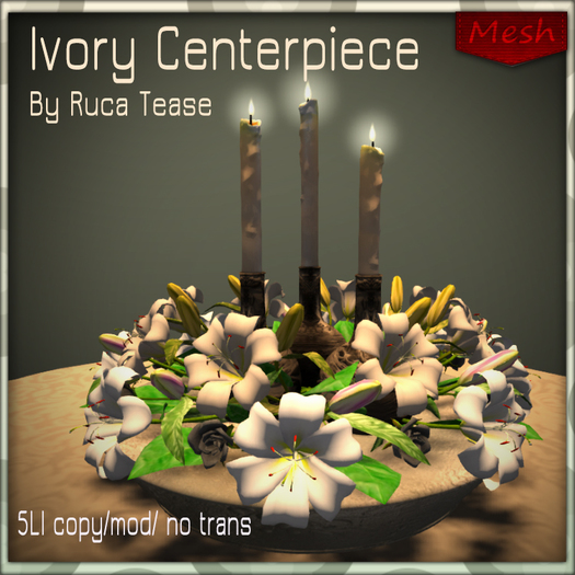 Oceans candle stick center piece