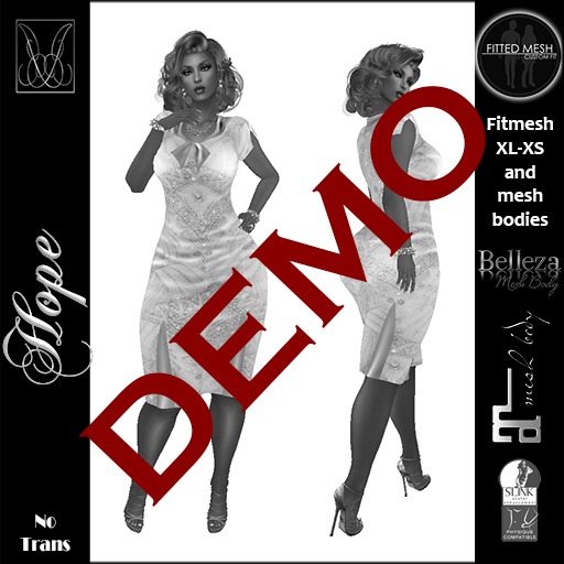 JCD Hope Mesh Dress (bagged) DEMO