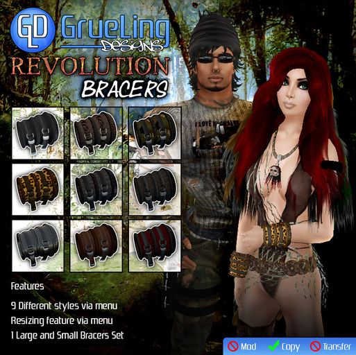 GrueLing Designs - Revolution Bracers