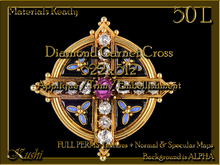 Diamond Garnet Cross 522x512 Embellishment Texture
