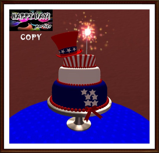 4th of July - Cake - Independence Day
