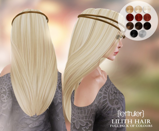 {Letituier} Lilith Hair - Fatpack