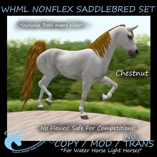 ~FHHS~  Nonflex Saddlebred Set- Chestnut